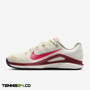 کفش تنیس زنانه نایک Nike Vapor 12 Clay Tennis Shoes- سفید/قرمز