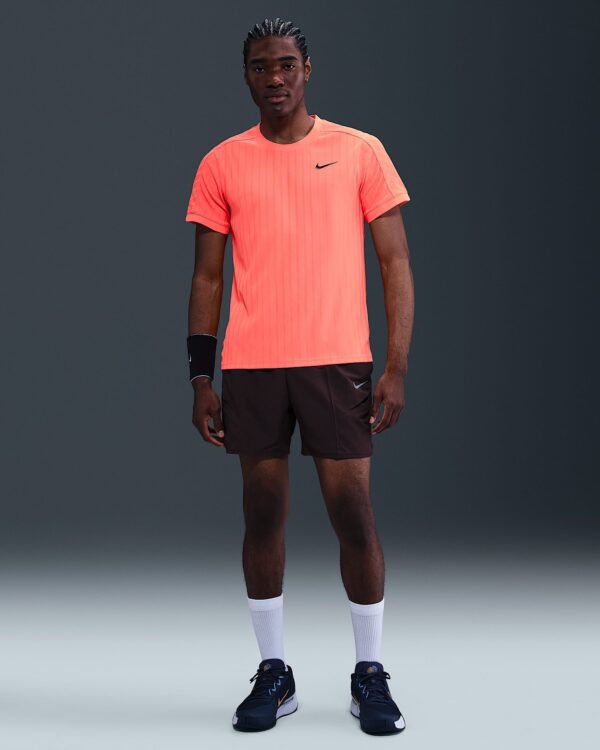 تی شرت تنیس مردانه نایک NikeCourt Slam Dri-FIT ADV- گلبهی - Image 3