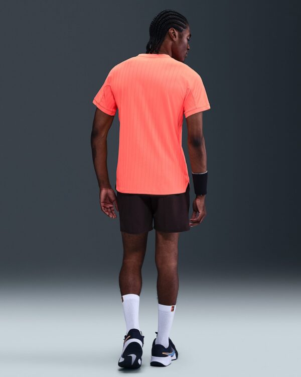 تی شرت تنیس مردانه نایک NikeCourt Slam Dri-FIT ADV- گلبهی - Image 2