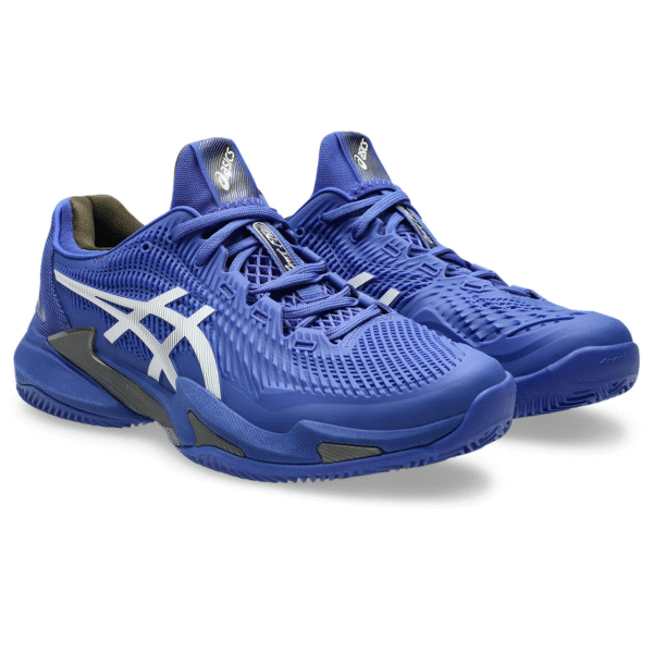 کفش تنیس مردانه اسیکس - Asics Court FF 3 Novak Clay- آبی/خاکستری