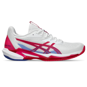 کفش تنیس زنانه اسیکس Asics Solution Speed FF 3 Clay- سفید/قرمز