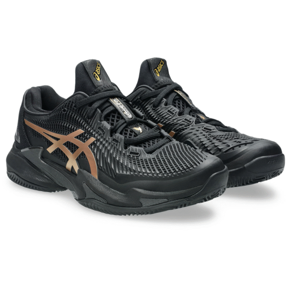 کفش تنیس مردانه اسیکس - ASICS Court Ff 3 Novak Clay Night Energy - مشکی - Image 7