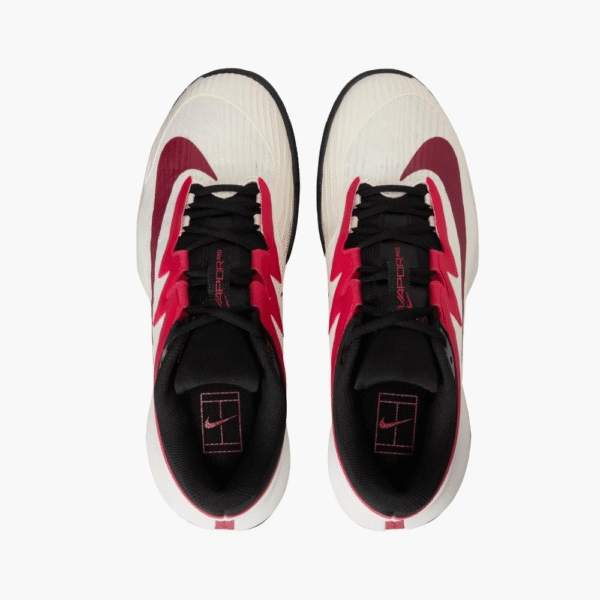 کفش تنیس زنانه نایک Nike Zoom Vapor Pro 3 Clay- کرم/قرمز - Image 6