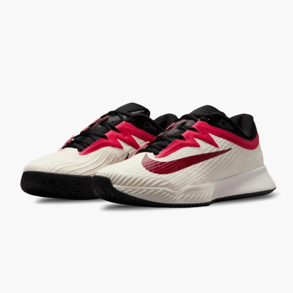 کفش تنیس زنانه نایک Nike Zoom Vapor Pro 3 Clay- کرم/قرمز - Image 4
