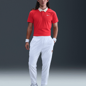 پلوشرت تنیس مردانه نایک NikeCourt Slam Men’s Dri-FIT ADV-قرمز