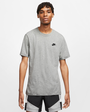 تی شرت تنیس مردانه نایک Nike Nsw Club Casual Style T-Shirt-خاکستری تی شرت تنیس مردانه نایک Nike Nsw Club Casual Style T-Shirt-خاکستری