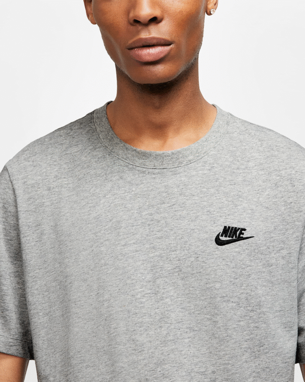 تی شرت تنیس مردانه نایک Nike Nsw Club Casual Style T-Shirt-خاکستری - Image 4