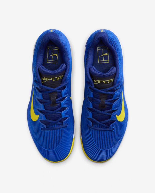 کفش تنیس مردانه نایک Nike Vapor 12 Tennis Shoes Clay - آبی - Image 5