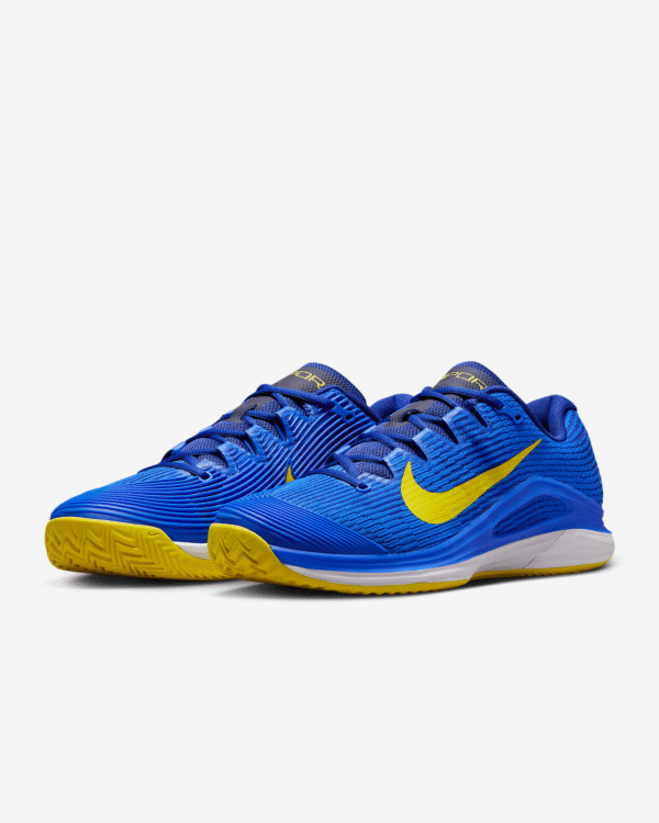 کفش تنیس مردانه نایک Nike Vapor 12 Tennis Shoes Clay - آبی - Image 4