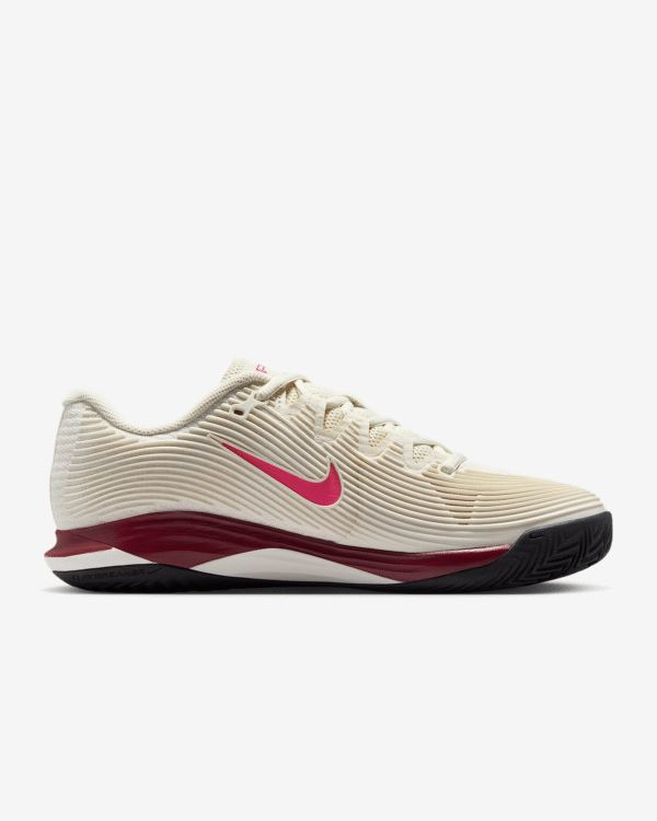 کفش تنیس زنانه نایک Nike Vapor 12 Clay Tennis Shoes- سفید/قرمز - Image 2