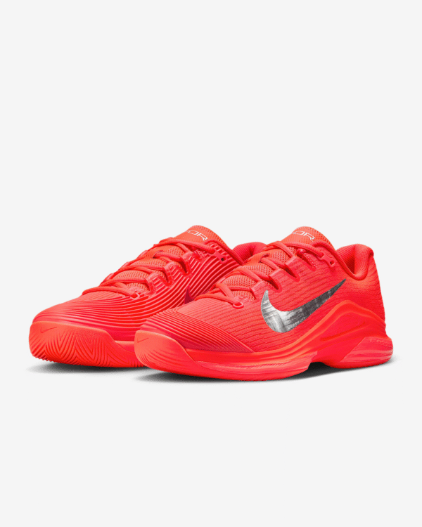 کفش تنیس زنانه نایک Nike Vapor 12 Tennis Shoes- قرمز - Image 6