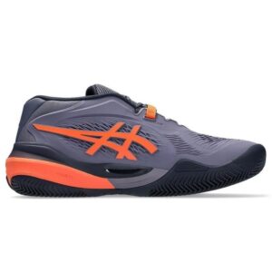 کفش تنیس مردانه اسیکس – Asics GEL-RESOLUTION X Clay- خاکستری/نارنجی
