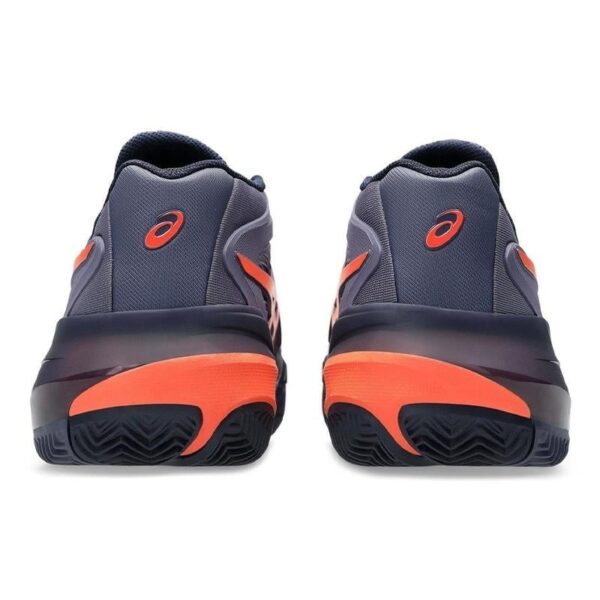 کفش تنیس مردانه اسیکس - Asics GEL-RESOLUTION X Clay- خاکستری/نارنجی - Image 5