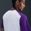 تی شرت تنیس مردانه نایک NikeCourt Advantage- سفید/بنفش - Image 4