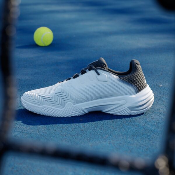 کفش تنیس مردانه آدیداس - ADIDAS Barricade 13  - سفید/مشکی - Image 6