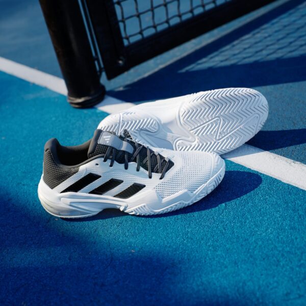 کفش تنیس مردانه آدیداس - ADIDAS Barricade 13  - سفید/مشکی - Image 5