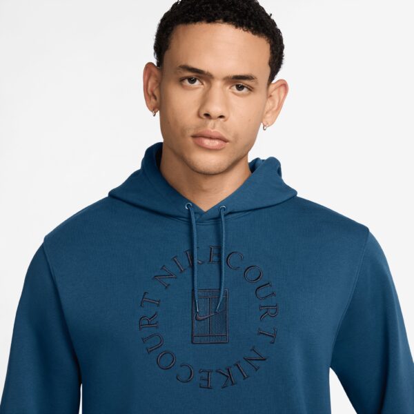هودی تنیس مردانه نایک NikeCourt Heritage Dri-FIT  - سرمه ای - Image 3