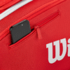 ساک تنیس ویلسون Wilson Super Tour Red 15 Pack - قرمز - Image 10