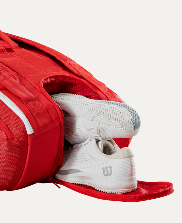 ساک تنیس ویلسون Wilson Super Tour Red 15 Pack - قرمز - Image 13