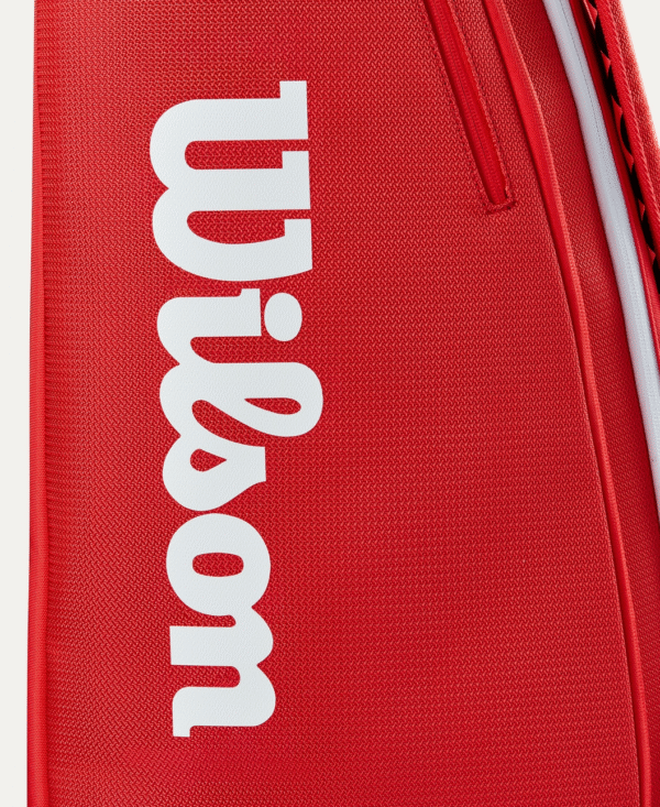 ساک تنیس ویلسون Wilson Super Tour Red 15 Pack - قرمز - Image 6