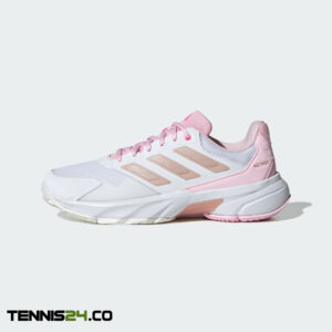 کفش تنیس زنانه آدیداس - ADIDAS Courtjam Control 3 - سفید/صورتی