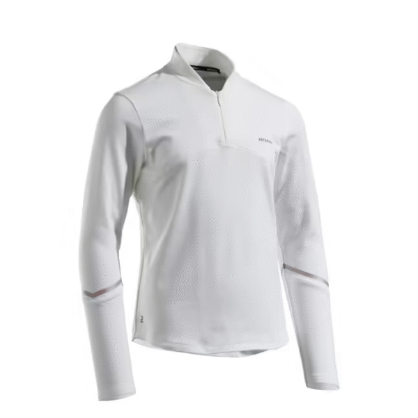 سویشرت تنیس دخترانه آرتنگو Artengo Sweatshirt TH 500 - سفید - Image 6