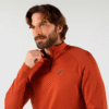 سویشرت تنیس مردانه دکتلون DECATHLON Thermic - آجری - Image 3