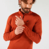 سویشرت تنیس مردانه دکتلون DECATHLON Thermic - آجری - Image 6