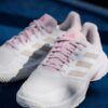 کفش تنیس زنانه آدیداس - ADIDAS Courtjam Control 3 - سفید/صورتی - Image 8