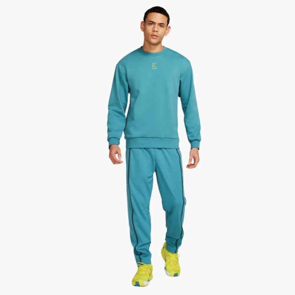 سویشرت تنیس مردانه نایک NikeCourt Heritage Dri-FIT  - آبی - Image 3