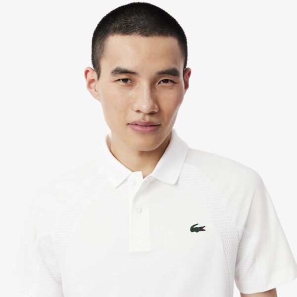 پلوشرت تنیس مردانه لاکست Lacoste Tennis X Daniil Medvedev - سفید - Image 5