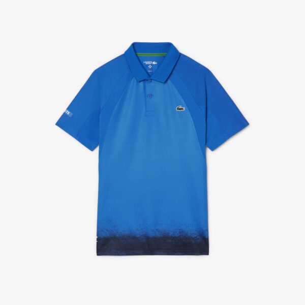 پلوشرت تنیس مردانه لاکست Lacoste Tennis X Daniil Medvedev - آبی - Image 3