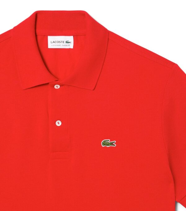 پلوشرت تنیس مردانه لاکست Lacoste Classic Fit L.12.12 Polo - قرمز - Image 4