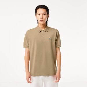 پلوشرت تنیس مردانه لاکست Lacoste Classic Fit L.12.12 Polo - کرم
