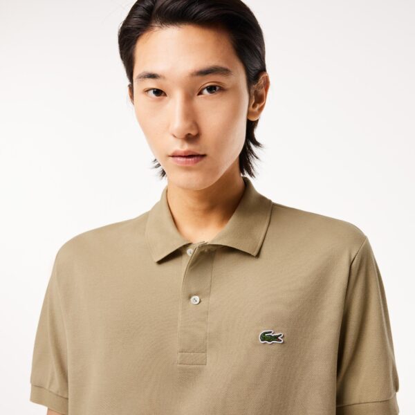 پلوشرت تنیس مردانه لاکست Lacoste Classic Fit L.12.12 Polo - کرم - Image 3