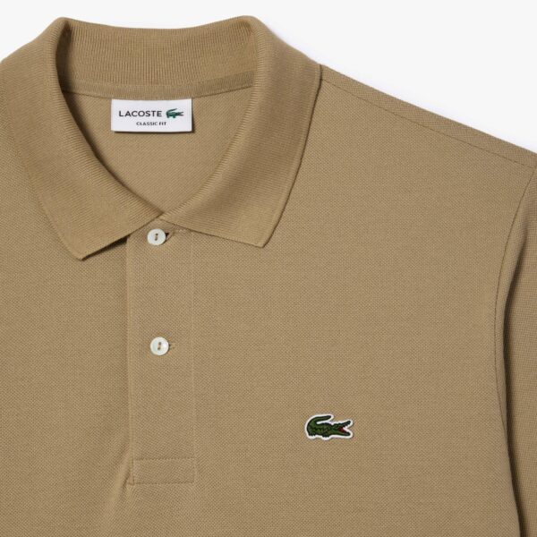 پلوشرت تنیس مردانه لاکست Lacoste Classic Fit L.12.12 Polo - کرم - Image 7