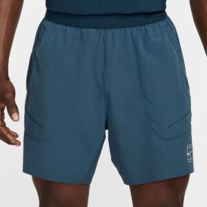 شلوارک تنیس مردانه نایک NikeCourt Advantage Dri-FIT 15 cm - آبی تیره