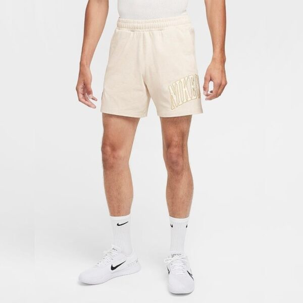 شلوارک تنیس مردانه نایک NikeCourt Heritage 15 cm  - کرم - Image 4