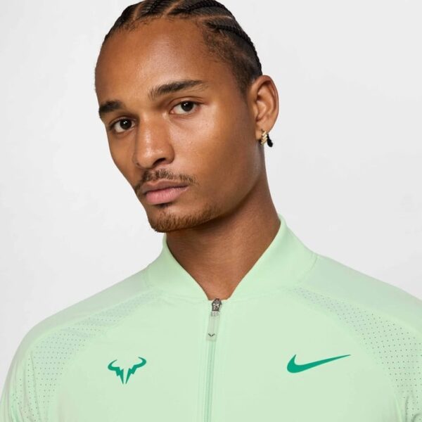 سویشرت تنیس مردانه نایک Nike Dri-FIT Rafa- پسته ای - Image 4