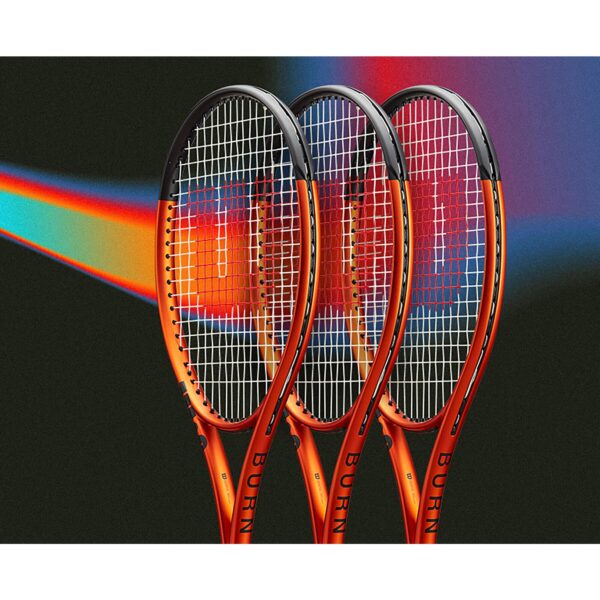 راکت تنیس بزرگسالان ویلسون WILSON BURN 100LS V5.0 280g - Image 4