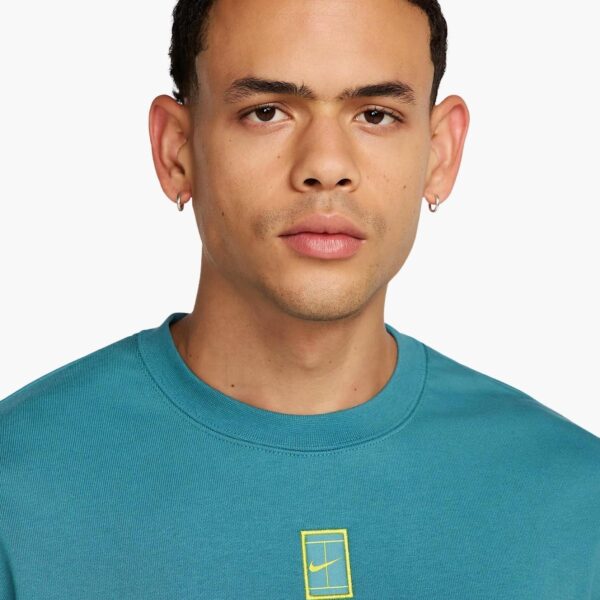 سویشرت تنیس مردانه نایک NikeCourt Heritage Dri-FIT  - آبی - Image 4