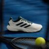 کفش تنیس مردانه آدیداس - ADIDAS Courtjam Control 3 Tennis Shoes - سفید/سبز - Image 2