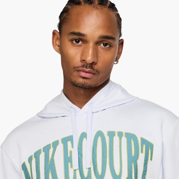 سویشرت تنیس مردانه نایک Nike Court Heritage DRI-FIT Sweatshirt- سبز/سفید - Image 6
