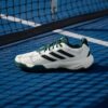 کفش تنیس مردانه آدیداس - ADIDAS Courtjam Control 3 Tennis Shoes - سفید/سبز - Image 6