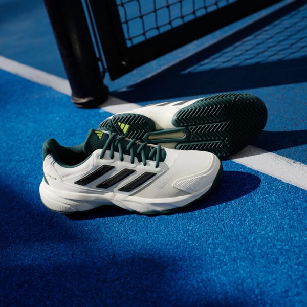 کفش تنیس مردانه آدیداس - ADIDAS Courtjam Control 3 Tennis Shoes - سفید/سبز - Image 7