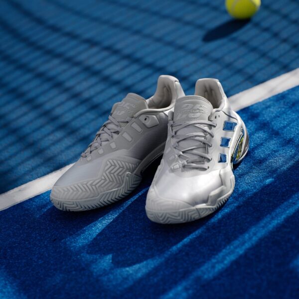 کفش تنیس زنانه آدیداس - ADIDAS Barricade Silver Edition - نقره ای - Image 4