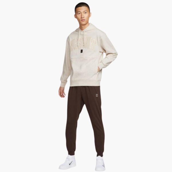 سویشرت تنیس مردانه نایک Nike Court Heritage DRI-FIT Sweatshirt-کرم - Image 7