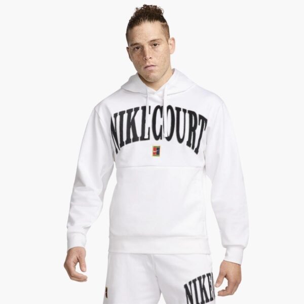 سویشرت تنیس مردانه نایک Nike Court Heritage DRI-FIT Sweatshirt-سفید