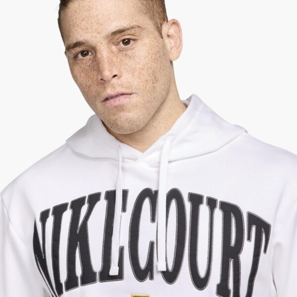 سویشرت تنیس مردانه نایک Nike Court Heritage DRI-FIT Sweatshirt-سفید - Image 5