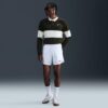 پلوشرت تنیس مردانه نایک NikeCourt Slam Dri-FIT ADV Long Sleeve - زیتونی/سفید - Image 5